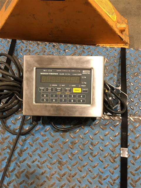 Weigh-Tronix W1.125 Floor Scale, Machine ID: 6938